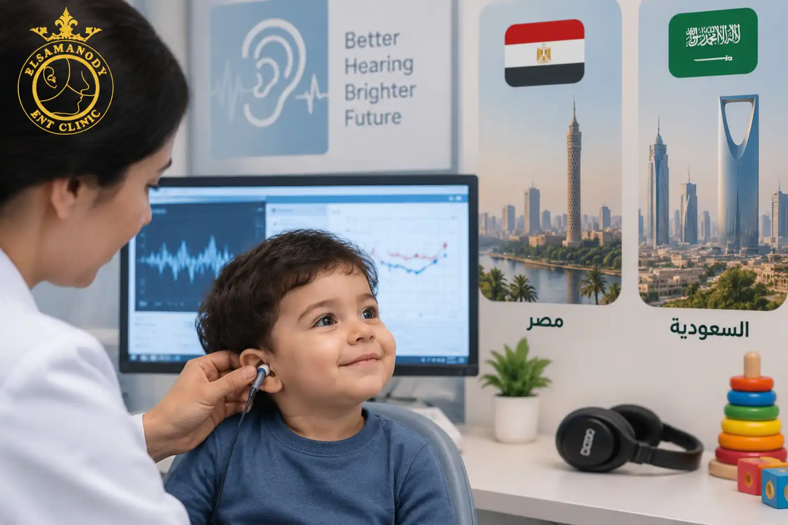 أماكن فحص السمع المبكر في مصر والسعودية